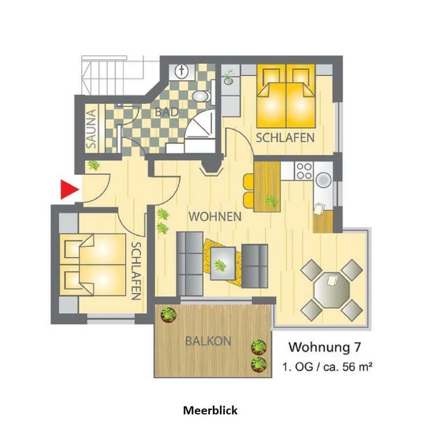 Ferienwohnung Windrose 7 Großenbrode Exterior foto